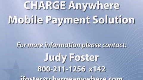 CHARGE Anywhere Mobile Payment Solution