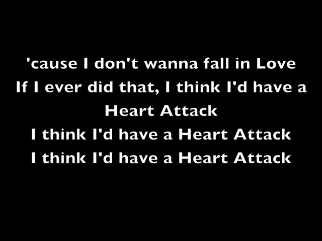 Demi Lovato   Heart Attack, Lyrics class=