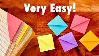 Easy Sticky Note Origami  Bookmark