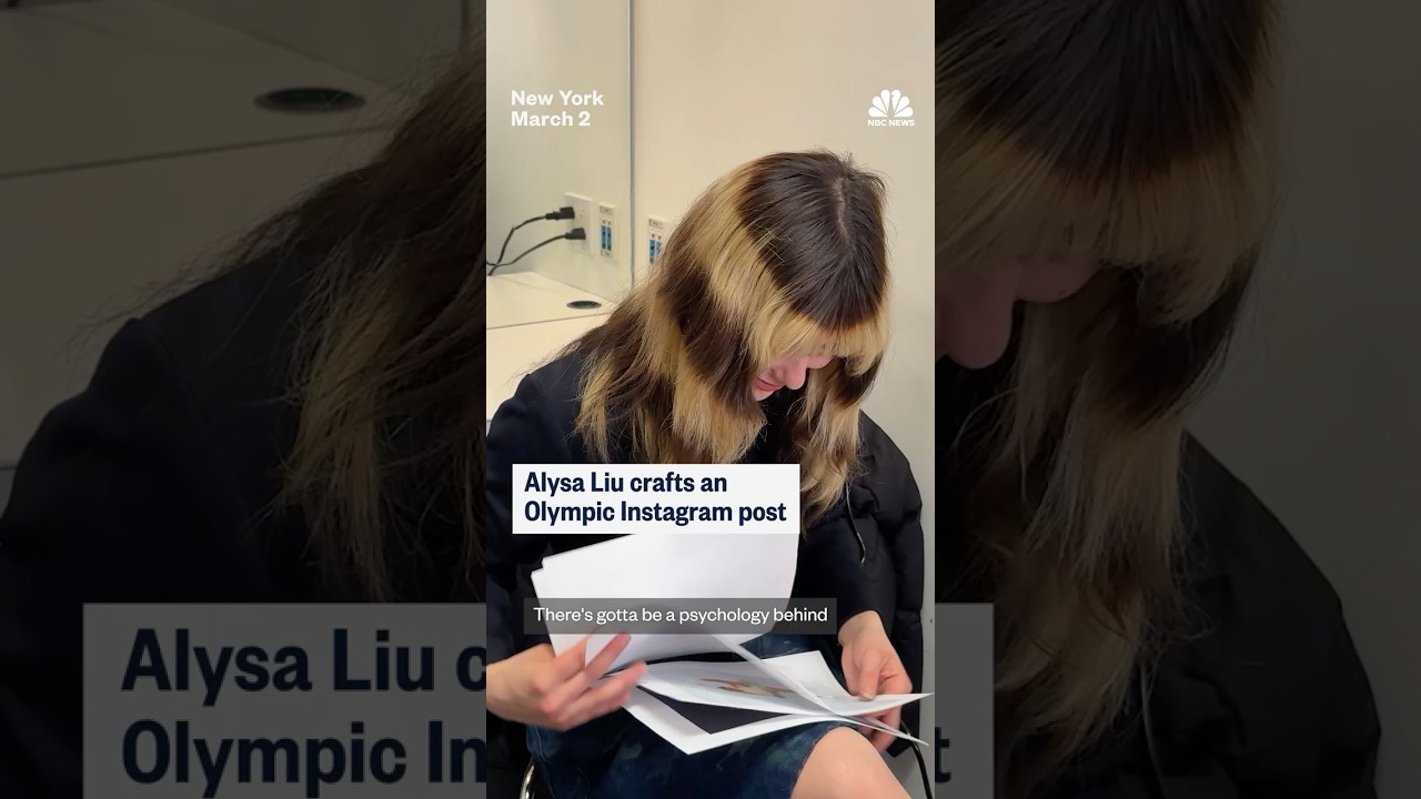 Alysa Liu crafts an Olympic Instagram post