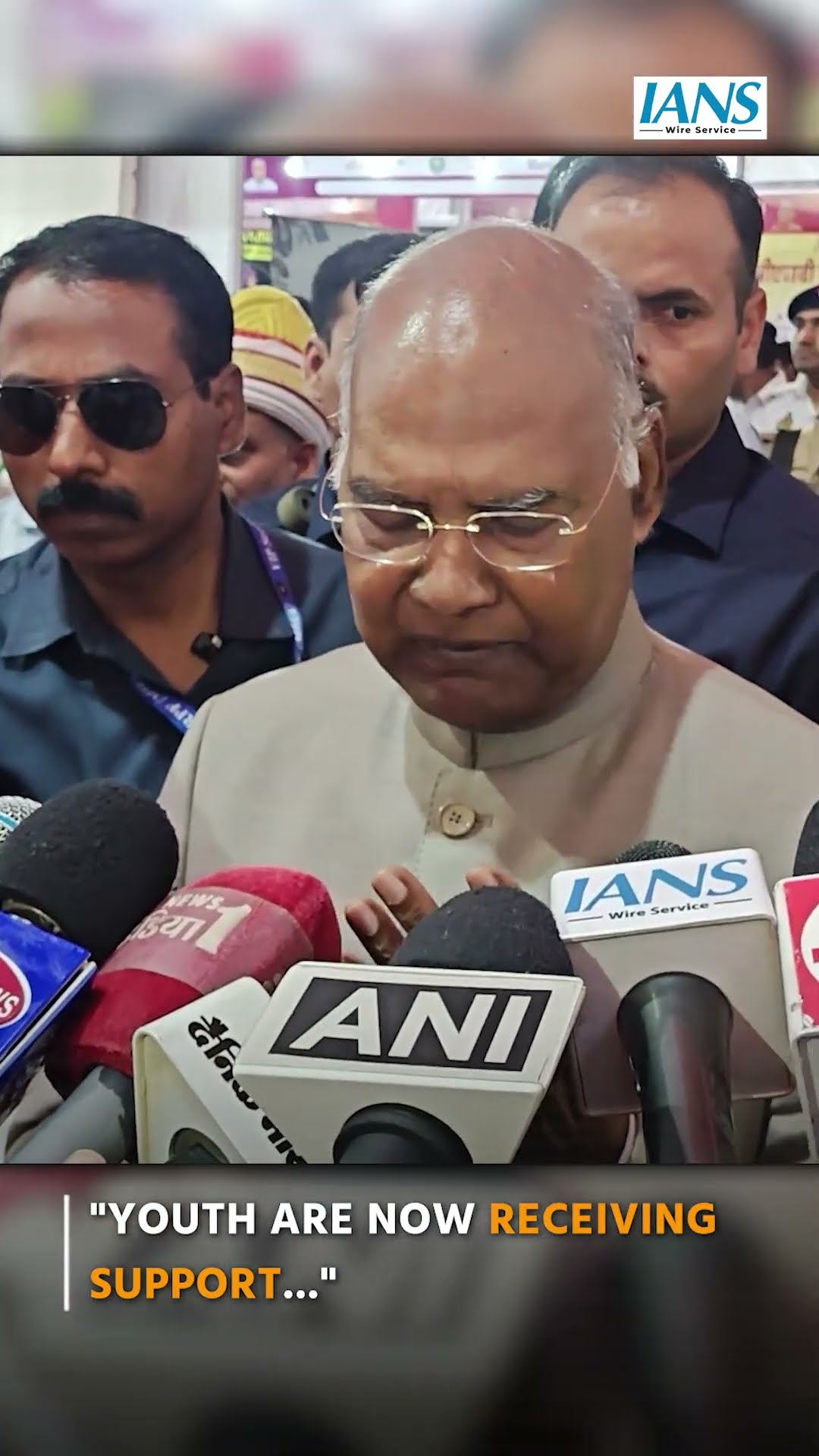 "Youth Are Now Receiving Support..." Ram Nath Kovind