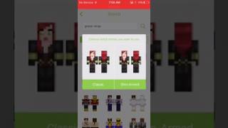 How to get a different skin in Minecraft pe iOS screenshot 4