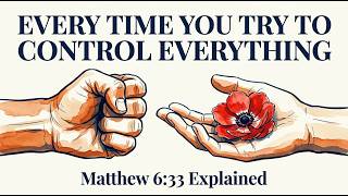 Every Time You Try to Control Everything — Matthew 6:33 Explained