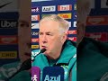 ANCELOTTI FALA SOBRE WESLEY ATUAR COMO LATERAL DIREITO