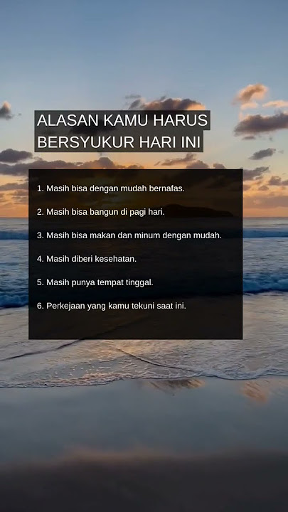 ALASAN KAMU HARUS BERSYUKUR HARI INI!!#motivation#nasehatdiri#shorts
