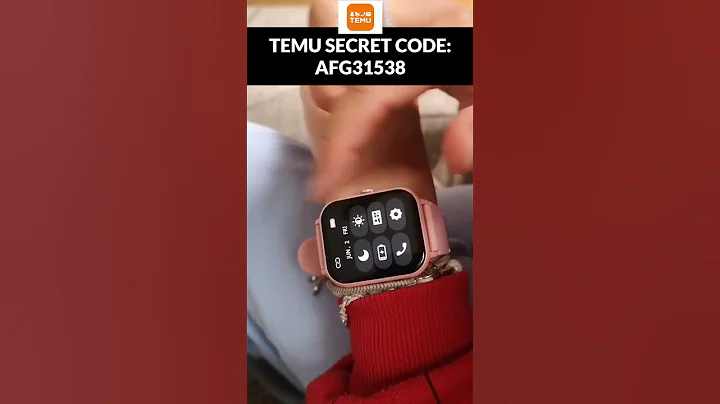 #shorts Deep Discount Temu Smart Watch - Coupon Code: AFG31538 #TEmu #temuhaul #temu2023