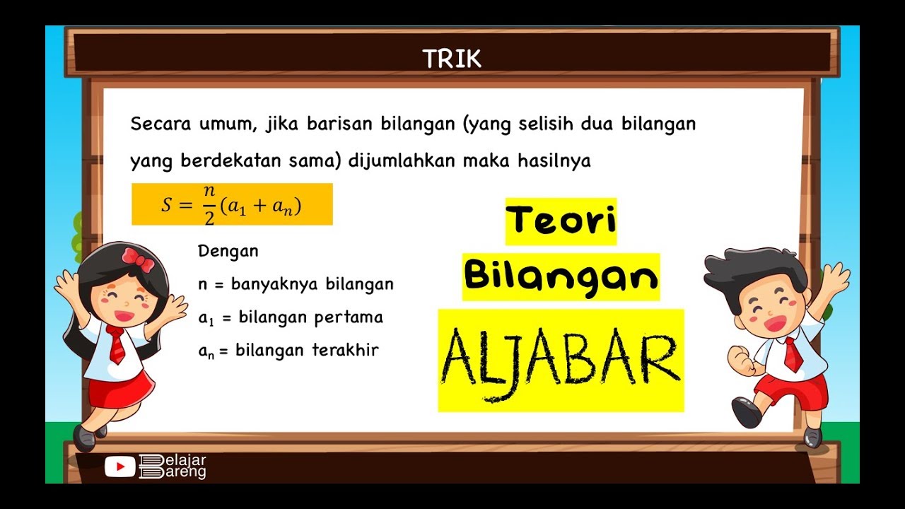 Olimpiade Sd Bedah Matematika Materi Aljabar Kususnya Teori