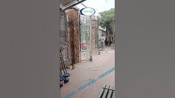 Mẫu cổng 4 cánh inox gấp gọn