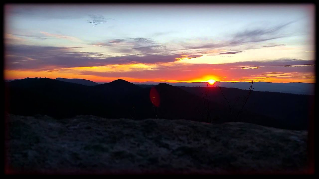 Sunset Time Lapse, Duncan Knob in Virginia YouTube