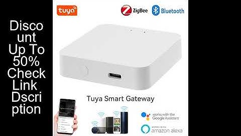 Tuya Smart Gateway Hub Bluetooth ZigBee Wireless Gateway Smart Home Devices Bridge BT Smart Life APP