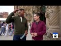 Michael Strahan goes inside the Sagrada Familia in Barcelona