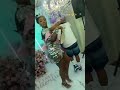 bride and groom dancing