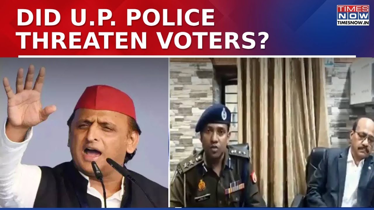 Uttar Pradesh Police Refuses Charges By SP Chief Akhilesh Yadav Of Threatening Voters | Latest News