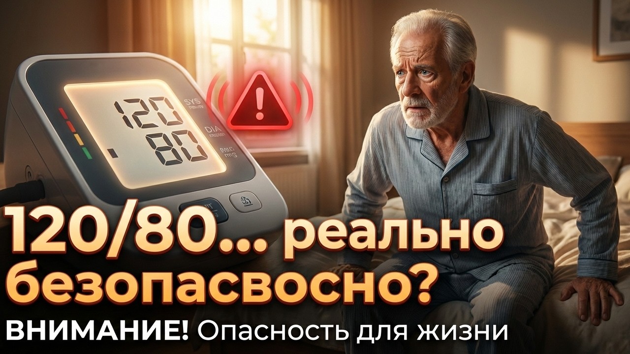 120/80 НЕ всегда безопасно для пожилых! ⚠️ Узнайте правду |ЭнергияЗдоровья