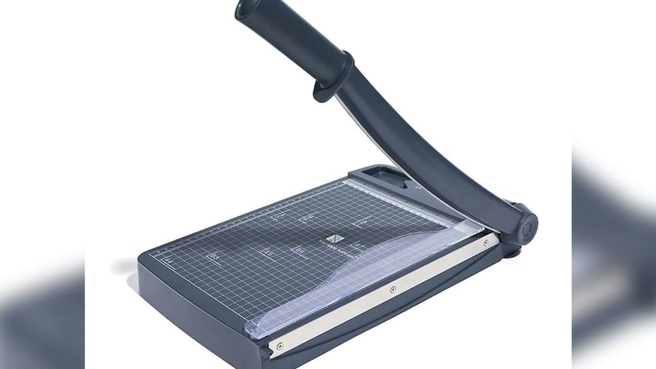 A must-have product! JIELISI Mini Paper Trimmer Guillotine Cutter A4 Cut Length Desktop Paper Cutt