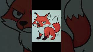 Giorno 4 in cui coloro un animale arrabbiato (🦊) #colorare #art #books #fypシ゚viral #coloring