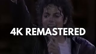 Michael Jackson  Bad   Yokohama 1987 4k Remastered