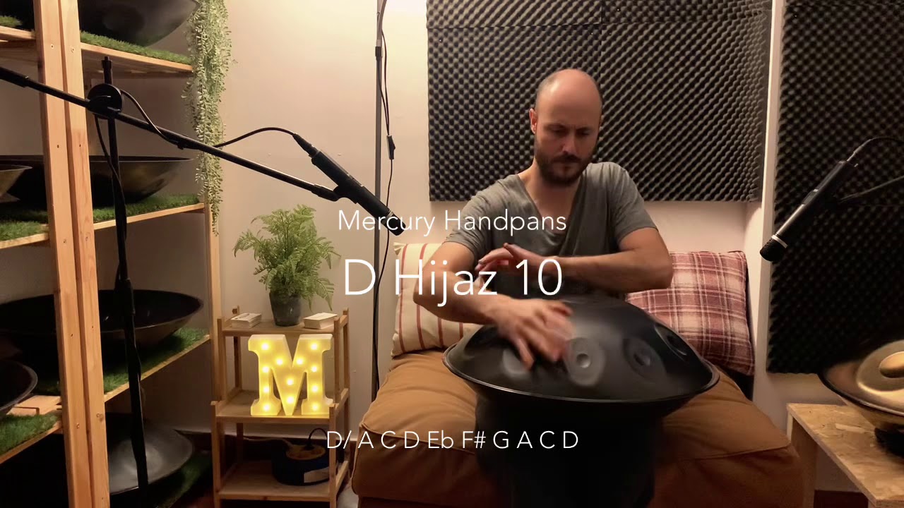 Mercury D3 Hijaz 10 (Handpan / Pantam / Sound Sculpture)
