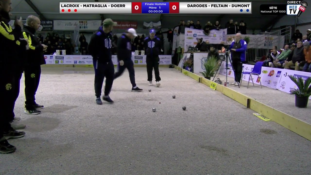 Miniature : PPF Tour 2024 Sète International TOP 1000 Finale Equipe LACROIX contre équipe DARODES