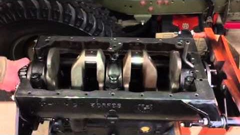 Installing The L134 Willys Crankshaft