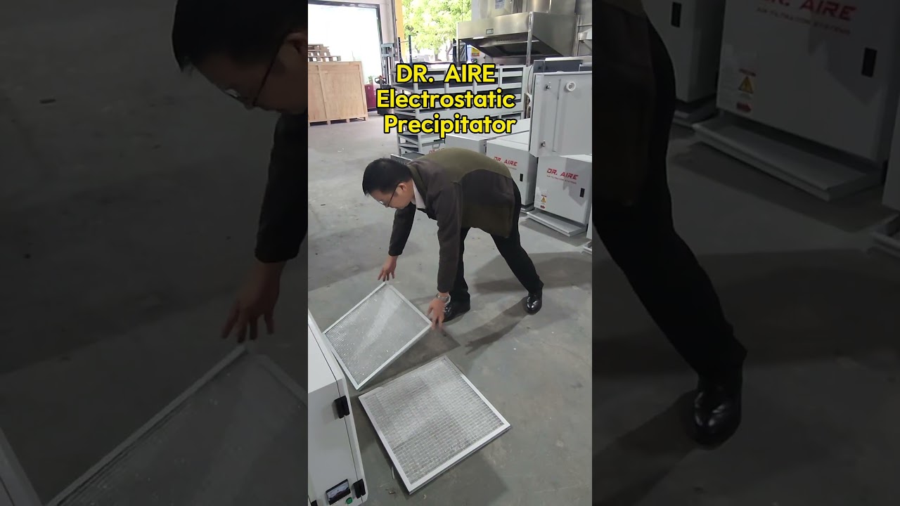 Stop Smoke and Odors!DR. AIRE UL Electrostatic Precipitator with 95% efficiency,Reduces Fire Hazards