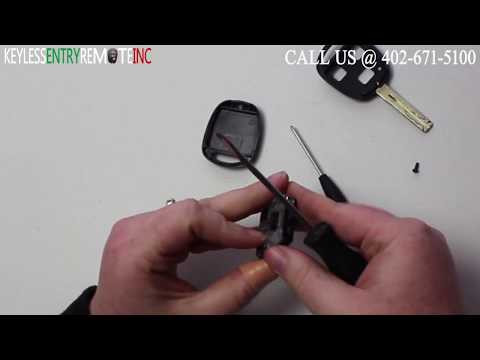 How To Replace A 2007 - 2009 Lexus RX 350 Key Fob Battery FCC ID HYQ12BBT