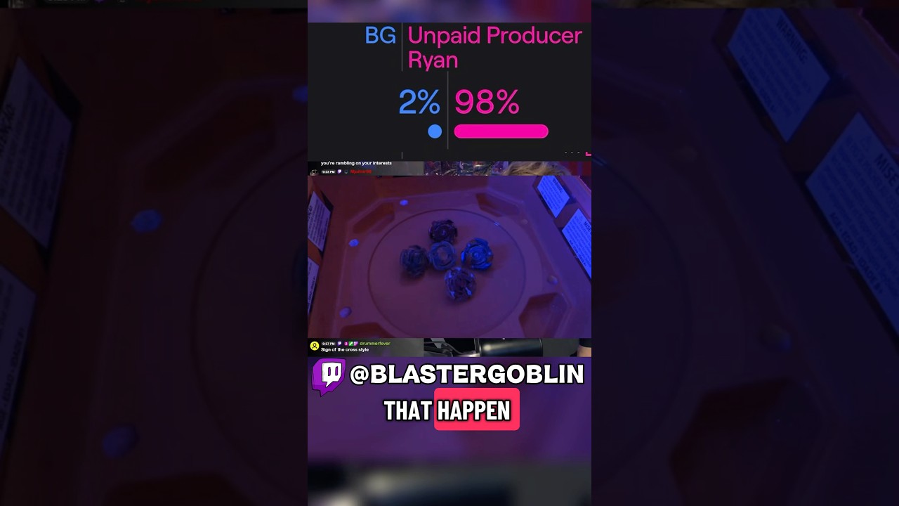 I Let My Chat BeyBlade Battle Me #streamclips #beyblade