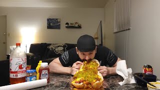 At Home 5lb Hot Dog Challenge