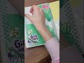 Yellow and Green page in Emily's journal! #yellow #green #junkjournal #journal #art #travel #sticker