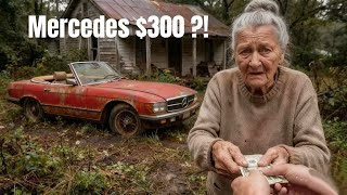 I Bought 1984 Mercedes Benz 380 Sl For Only 300 Grandma Sold Me His Abandoned Full Restoration