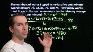 Art of Problem Solving: Another Way to Think About Averages