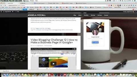 Video Blogging Challenge 14 | How to Create a Google+ Badge