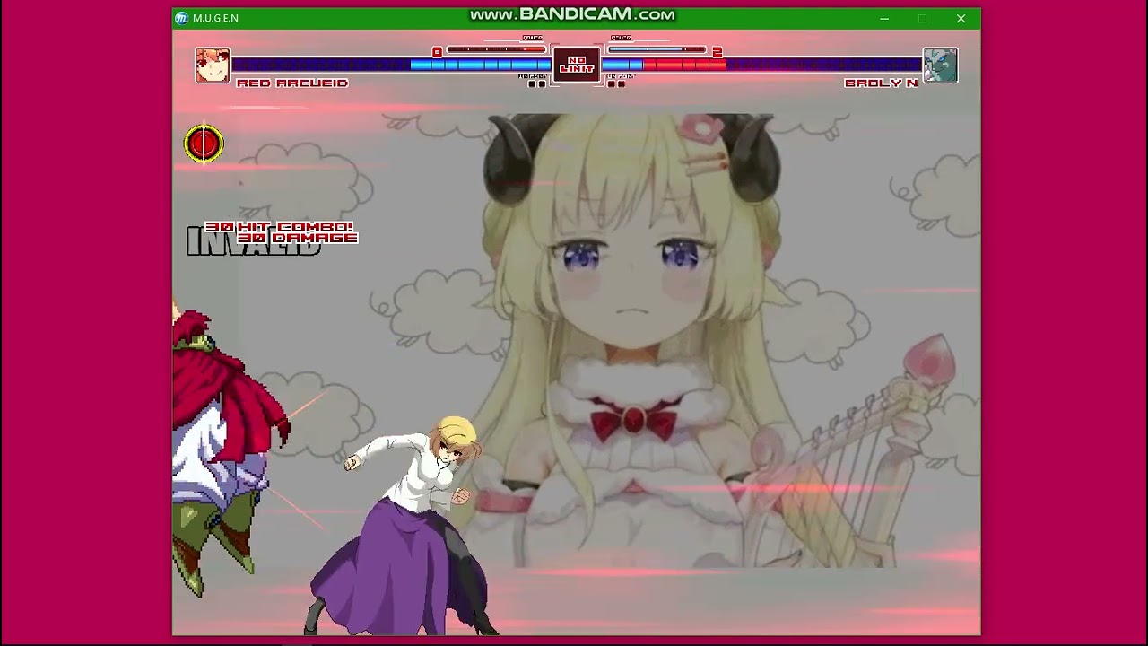 MUGEN REQUEST:red arcueid vs broly|MUGEN ALL STARS 1.1B💍