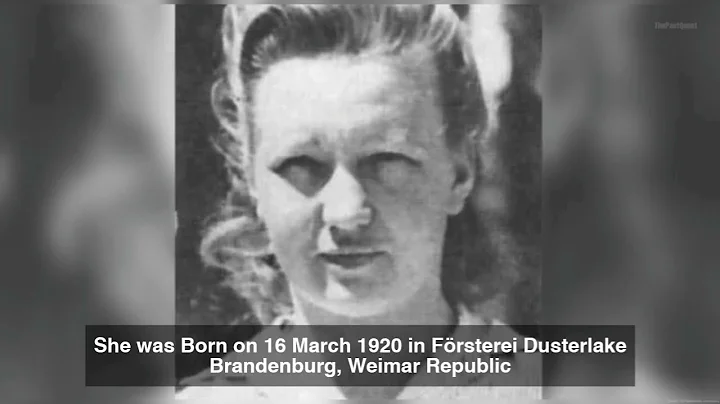 Execution of Dorothea Binz who trained the crueles...