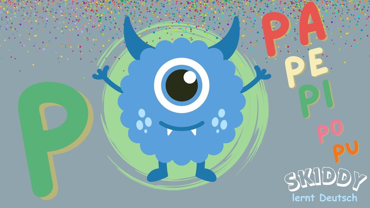 Silben lernen: pa, pe, pi, po, pu | Lesen & Schreiben für Kinder | DAJUU Lernvideo Deutsch