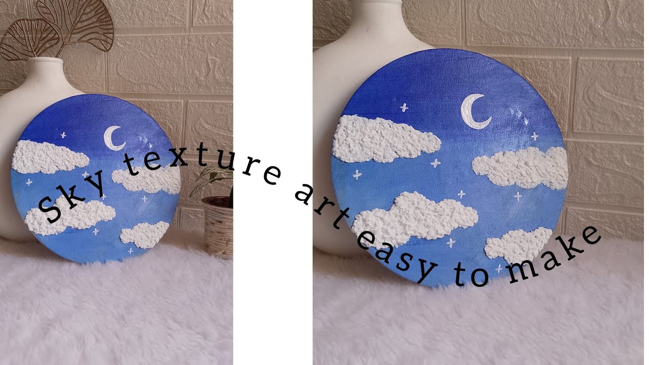 Sky texture art easy to make