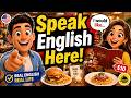 Speak English at a Restaurant 🍽️ | Easy Conversation Practice for Beginners (A1–A2 Listening)