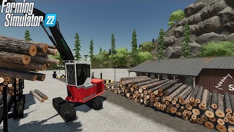 FS22 | logging timelapse | Loggers Paradise #13 | Unloading logs