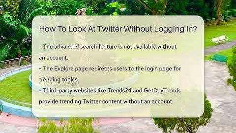 How To Look At Twitter Without Logging In? - Everyday-Networking
