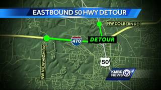 Roadwork to close U.S. 50 in Lee's Summit Saturday