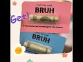 3pcs Bruh Money Card Gift #temu#bruh #money #giftcard #likeandsubscribe