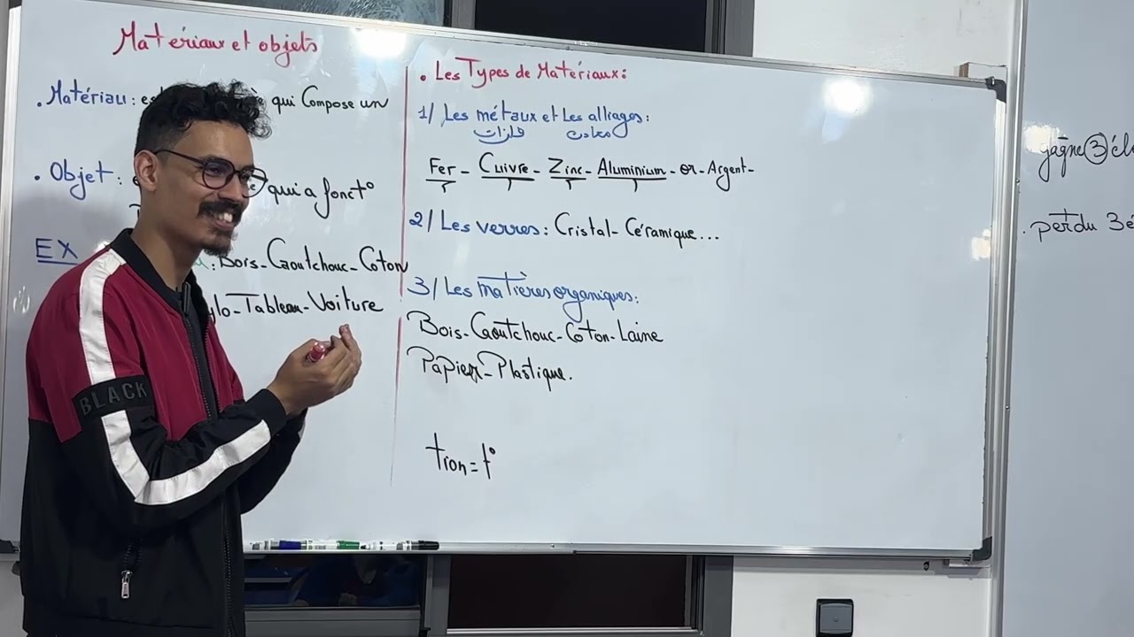 3ac cours complet : les matériaux et les objets