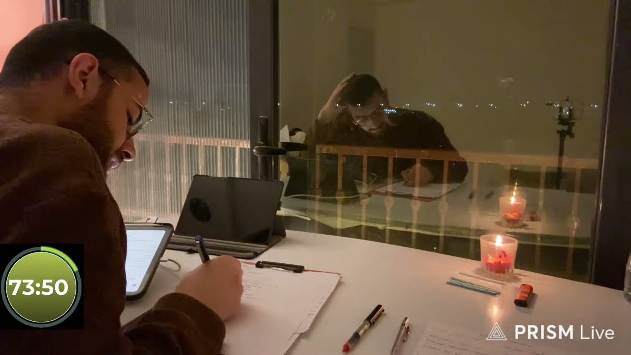 ذاكر مع فوظا حتى تحترق الشمعه فى ليلة الإمتحان😂study with me