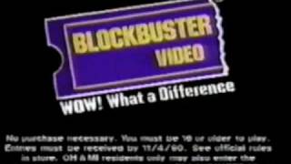 Blockbuster Video Bonus Card Commercial Promoting Hard To Kill - 1990