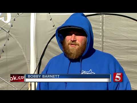 Workers Brave Frigid
