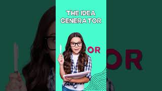 Are You the Idea Generator or the Executor? 👀 #job #career #jobrapido