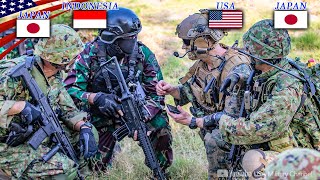 Latihan Tembakan Bersama AS-Jepang-Indonesia - Indo Pasifik Bebas & Terbuka