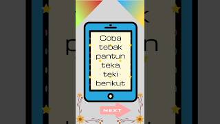 pantun teka teki lucu dan jawaban#pantuntekateki #shorts #jawaban