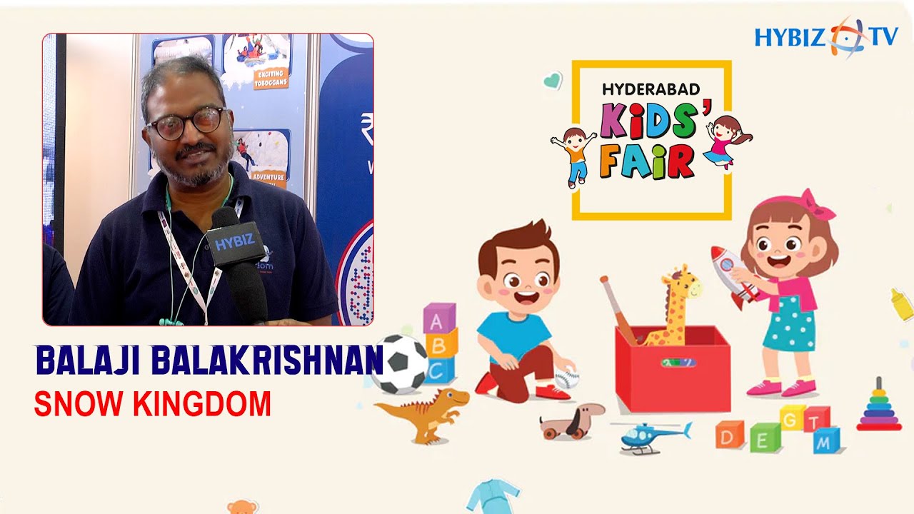 Balaji Balakrishnan | Snow Kingdom | Hitex Hyderabad Kids Fair 2022 | Hybiz Tv