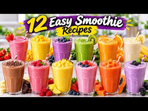 12 Healthy smoothies you can't resist drinking 😘🥤